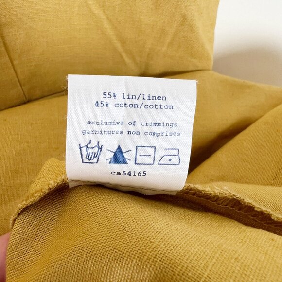 Atelier B. Linen Cotton A-Line Fit & Flare Mini Midi Sun Dress Summer Sundress - Picture 7 of 10